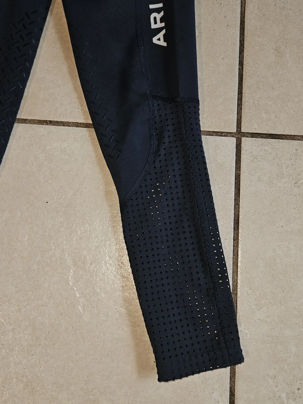 Ariat TEK Black Girls Silicone-Grip Riding Leggings